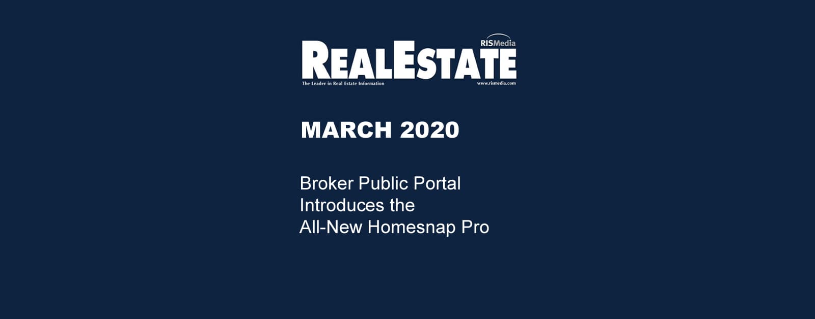 Real Estate Mag March
