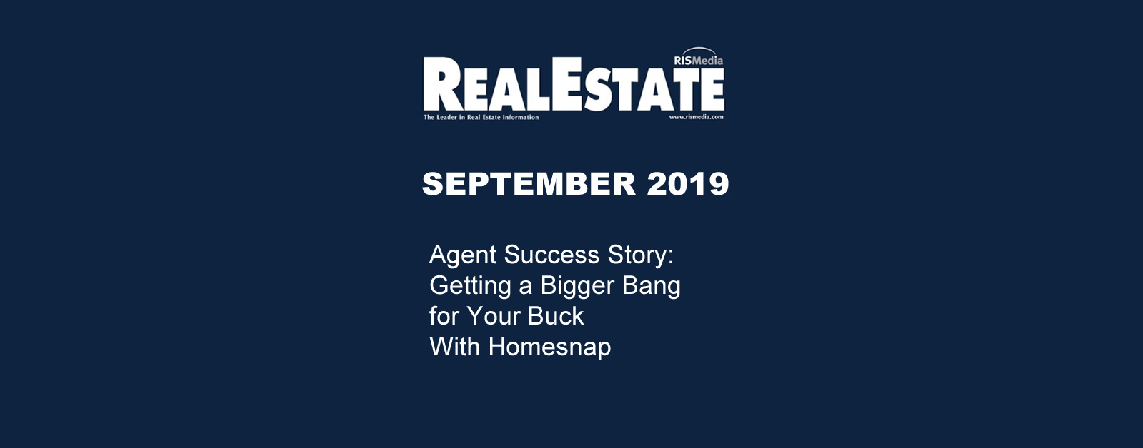 Matt Thomas - Sept Real Estate Mag